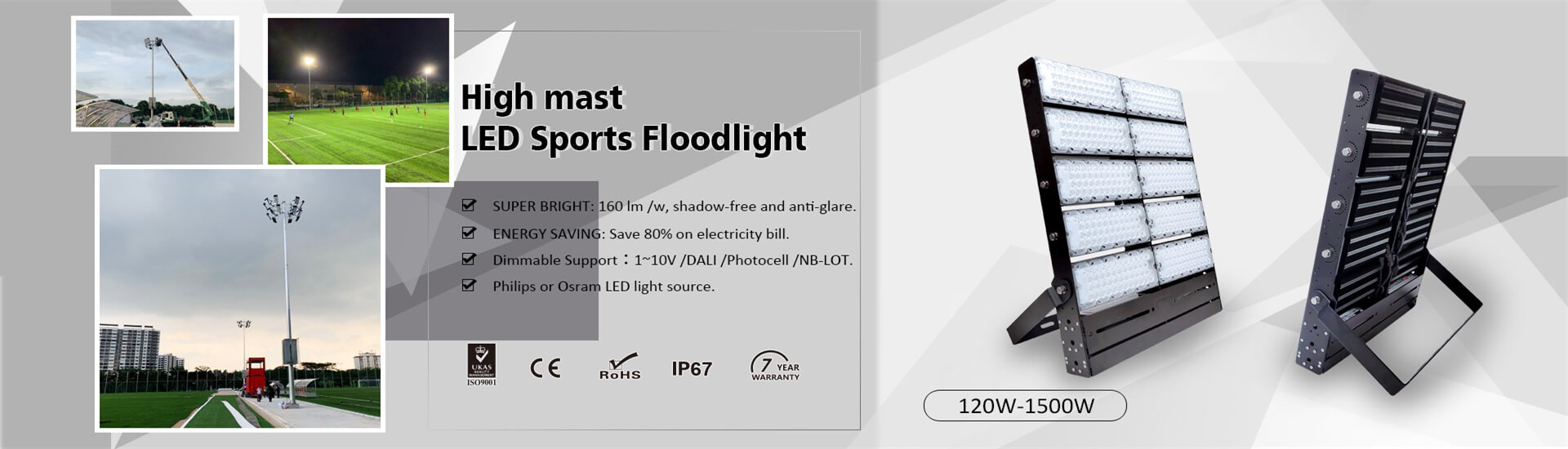 TFD exterior Led Reflector Lampara