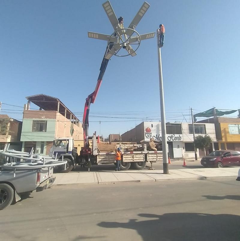 farola led solar de china