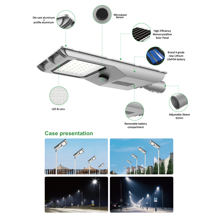 all in one solar light factory
