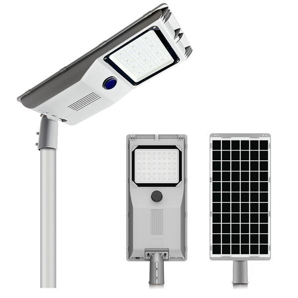 15W LKL Led farola solar lampara exterior con sensor de movimiento para Calles