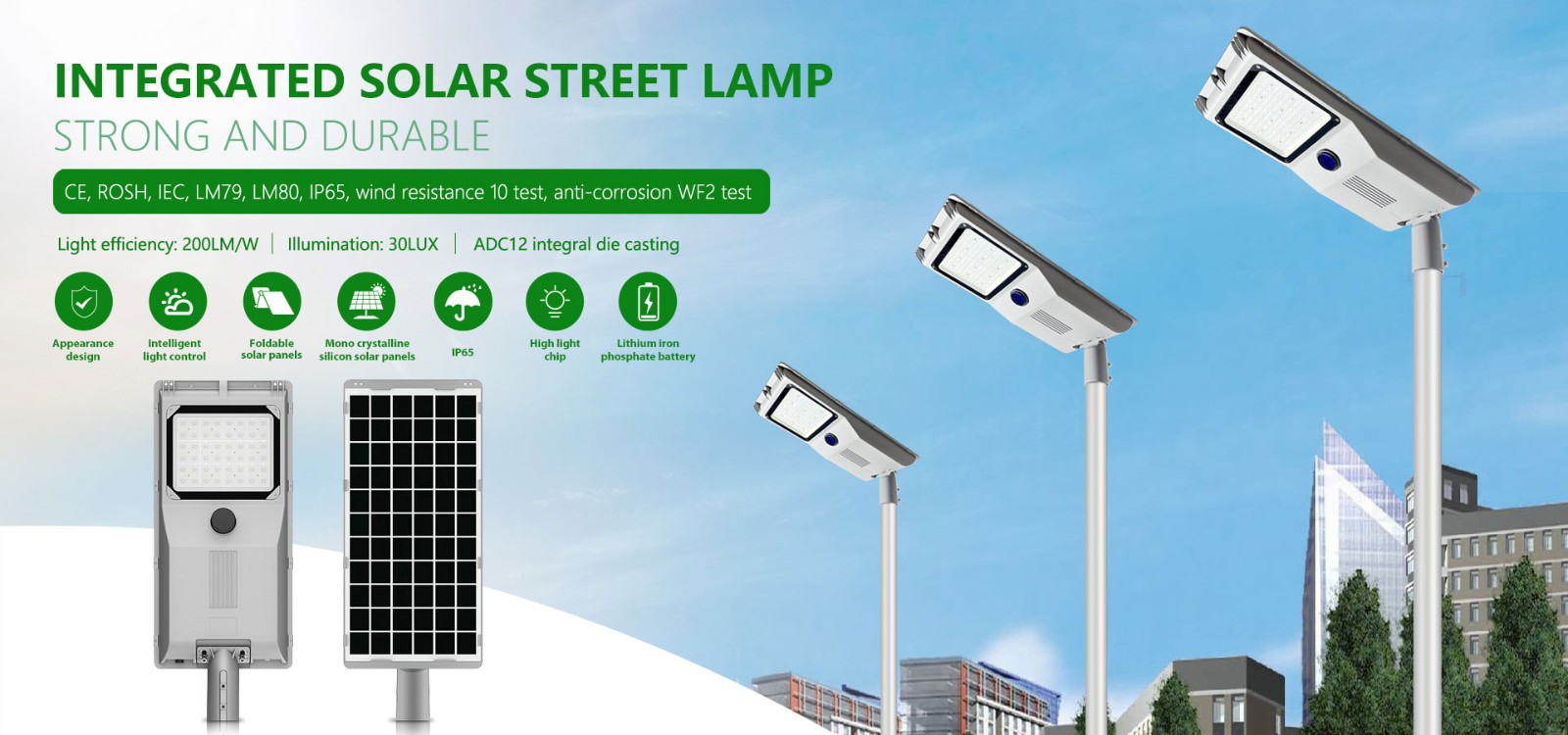 China Outdoor solar street Light Manufacturer