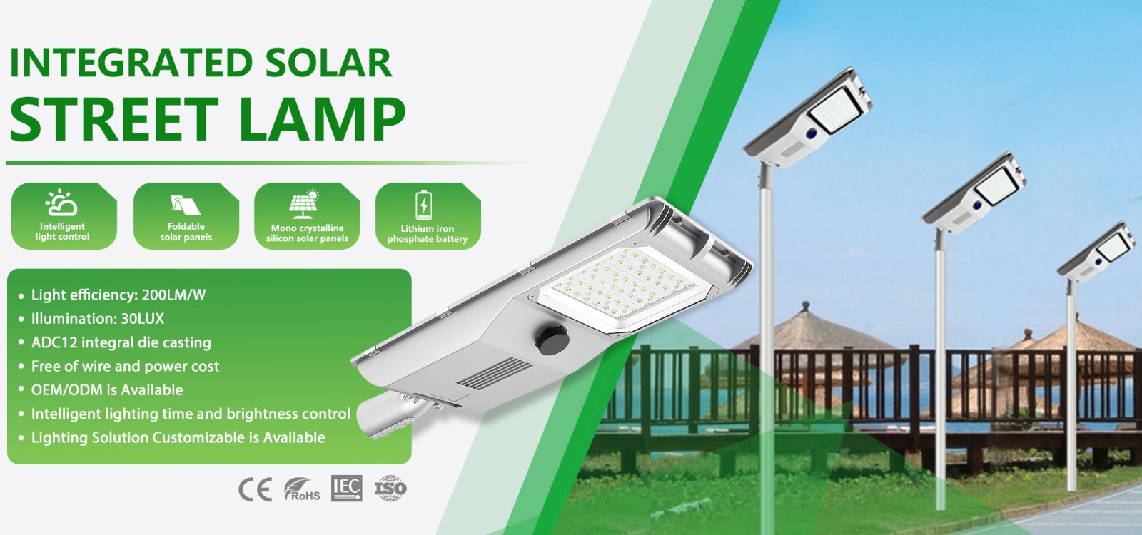China Solar Led Street Lights Manfucturer with 16 years experience