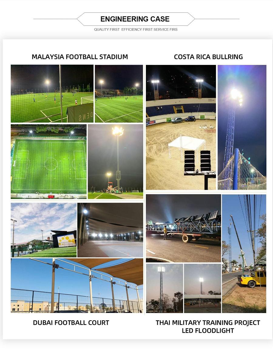 1000 watt TFD led outdoor flood Stadium lights Projects